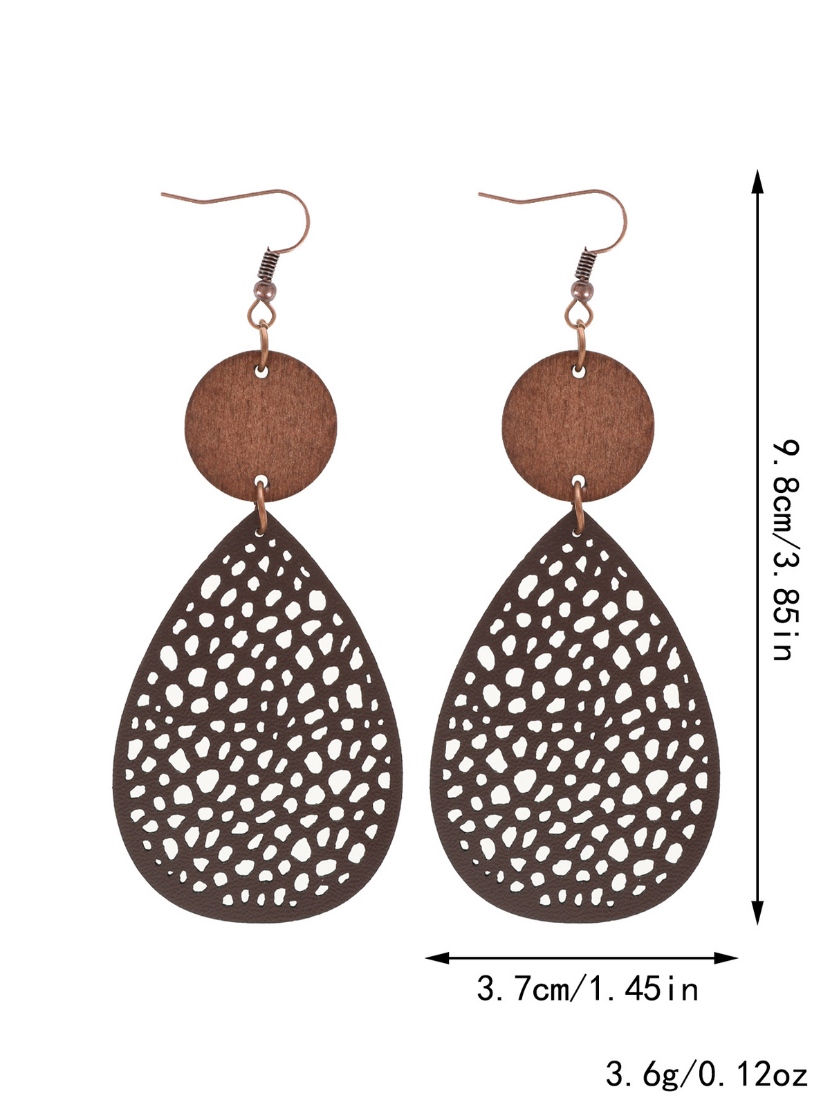 Eliana™ | Pendientes Colgantes Vintage de Cuero