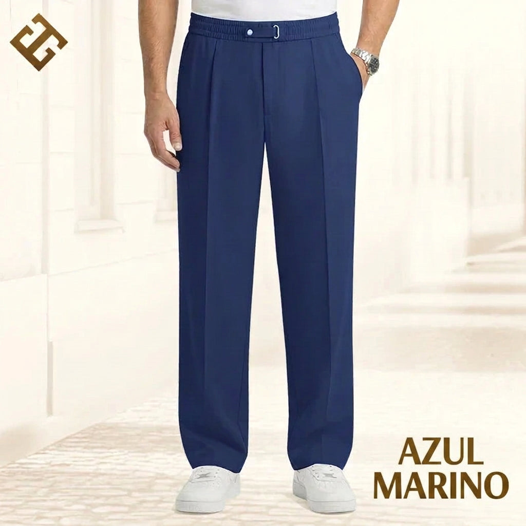 EaseTailor – Pantalones Rectos Elegantes y Elásticos de Máximo Confort