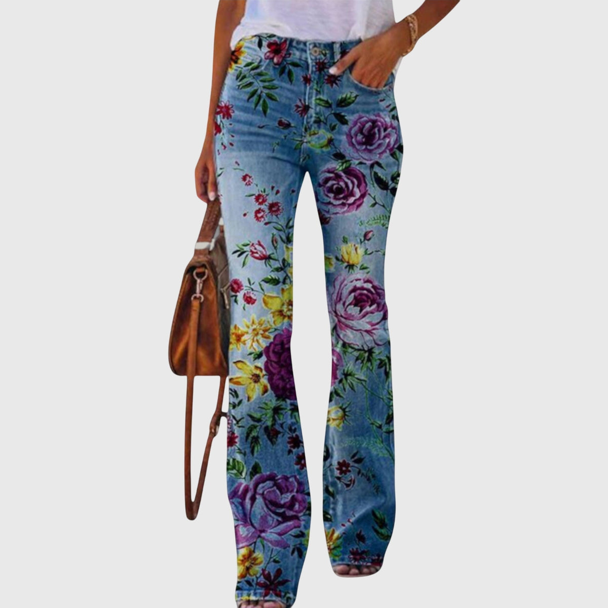 Alessia | Pantalones Florales Elegantes
