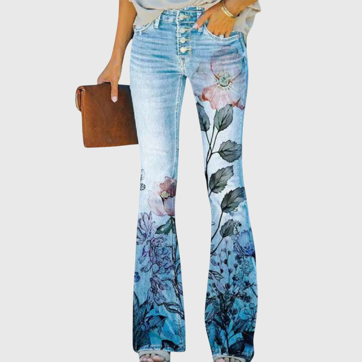 Alessia | Pantalones Florales Elegantes