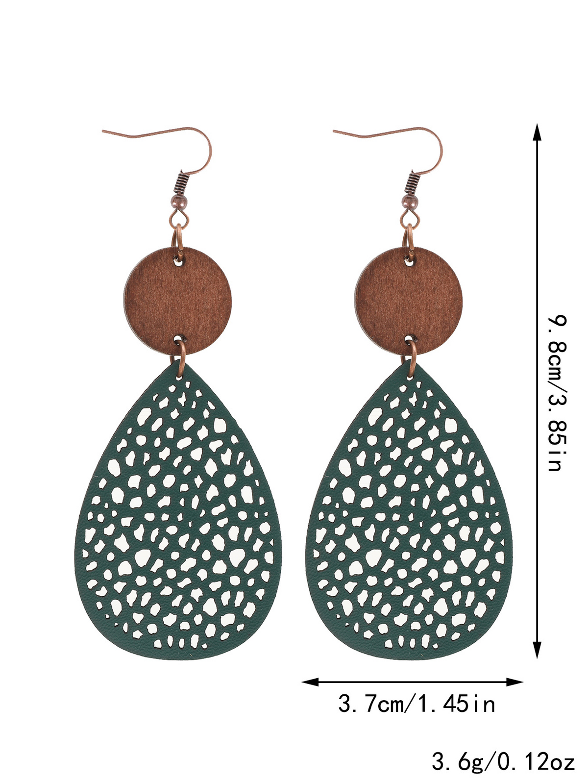 Eliana™ | Pendientes Colgantes Vintage de Cuero