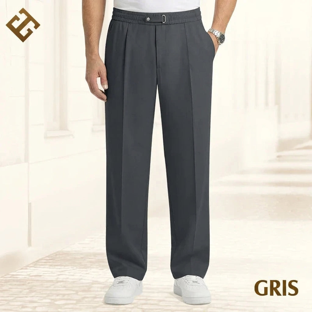 EaseTailor – Pantalones Rectos Elegantes y Elásticos de Máximo Confort