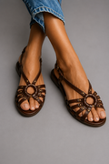 Liá™ | Sandalias Elegantes de Tiras Trenzadas para Mujer