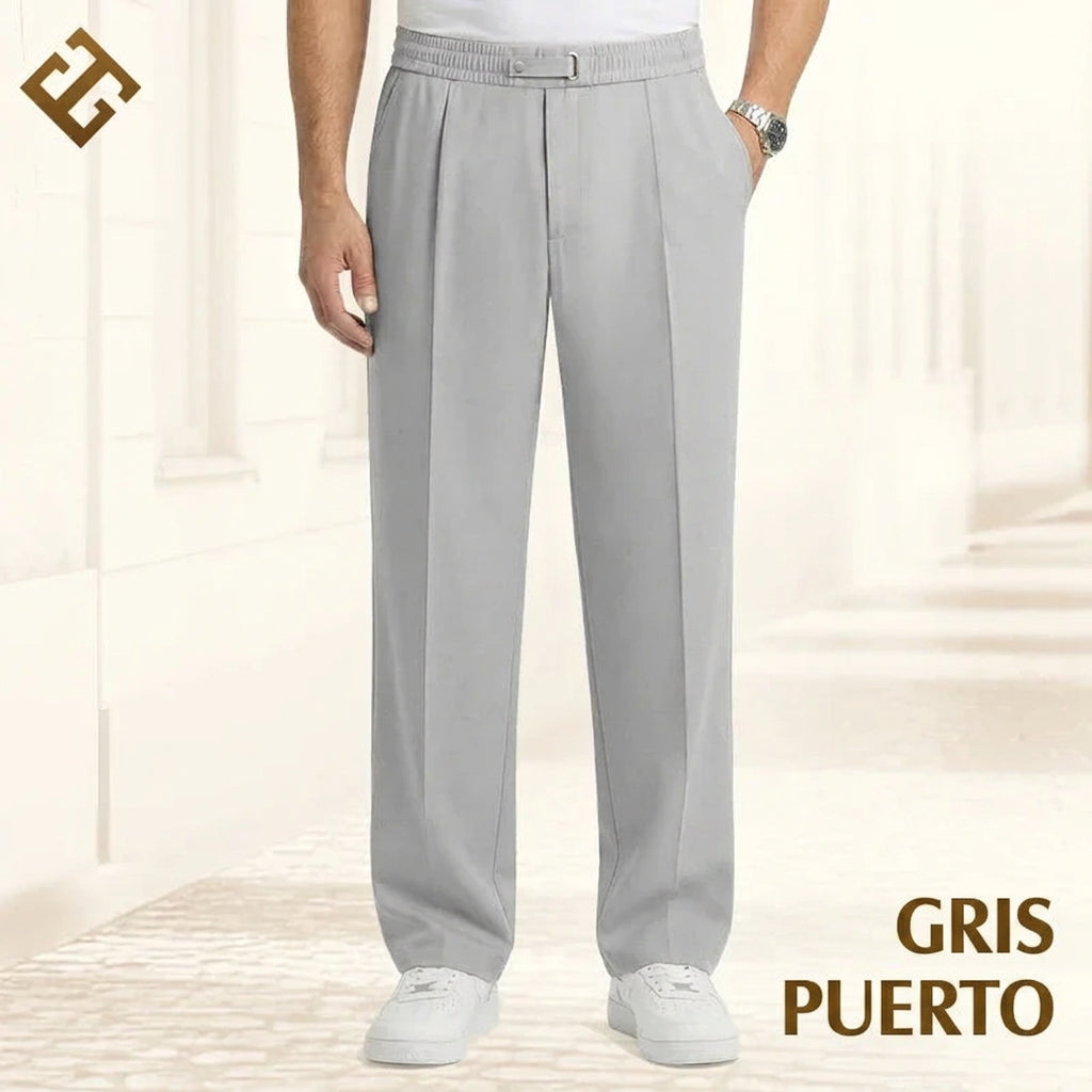 EaseTailor – Pantalones Rectos Elegantes y Elásticos de Máximo Confort