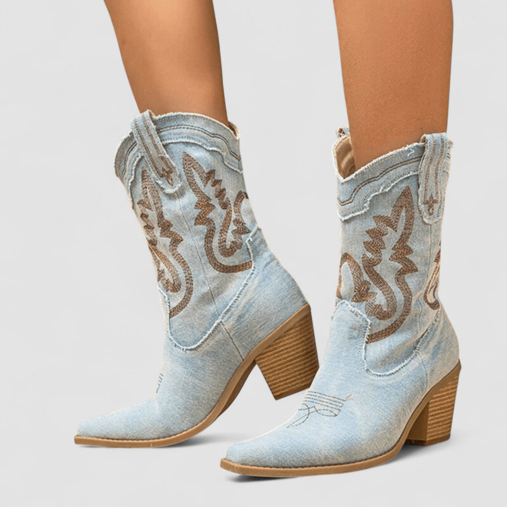 Vera™ | Botines Denim de Máximo Confort
