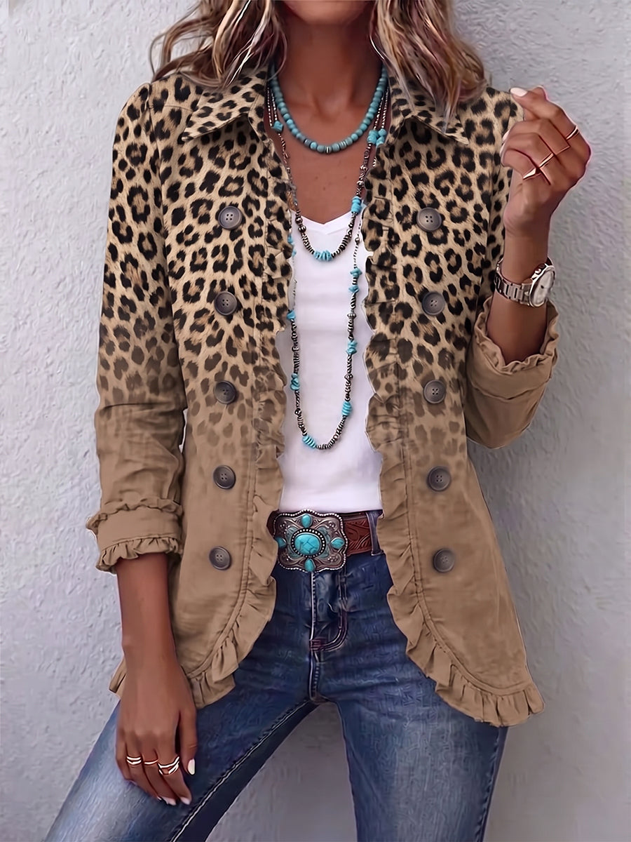 Carlota™ | Chaqueta Bohemia de Flores Bordadas y Volantes