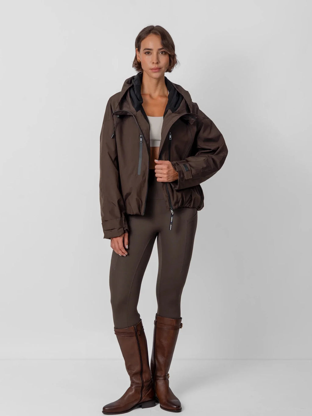 Chaqueta impermeable oversize y de talla única con tecnología STM-TEX™.