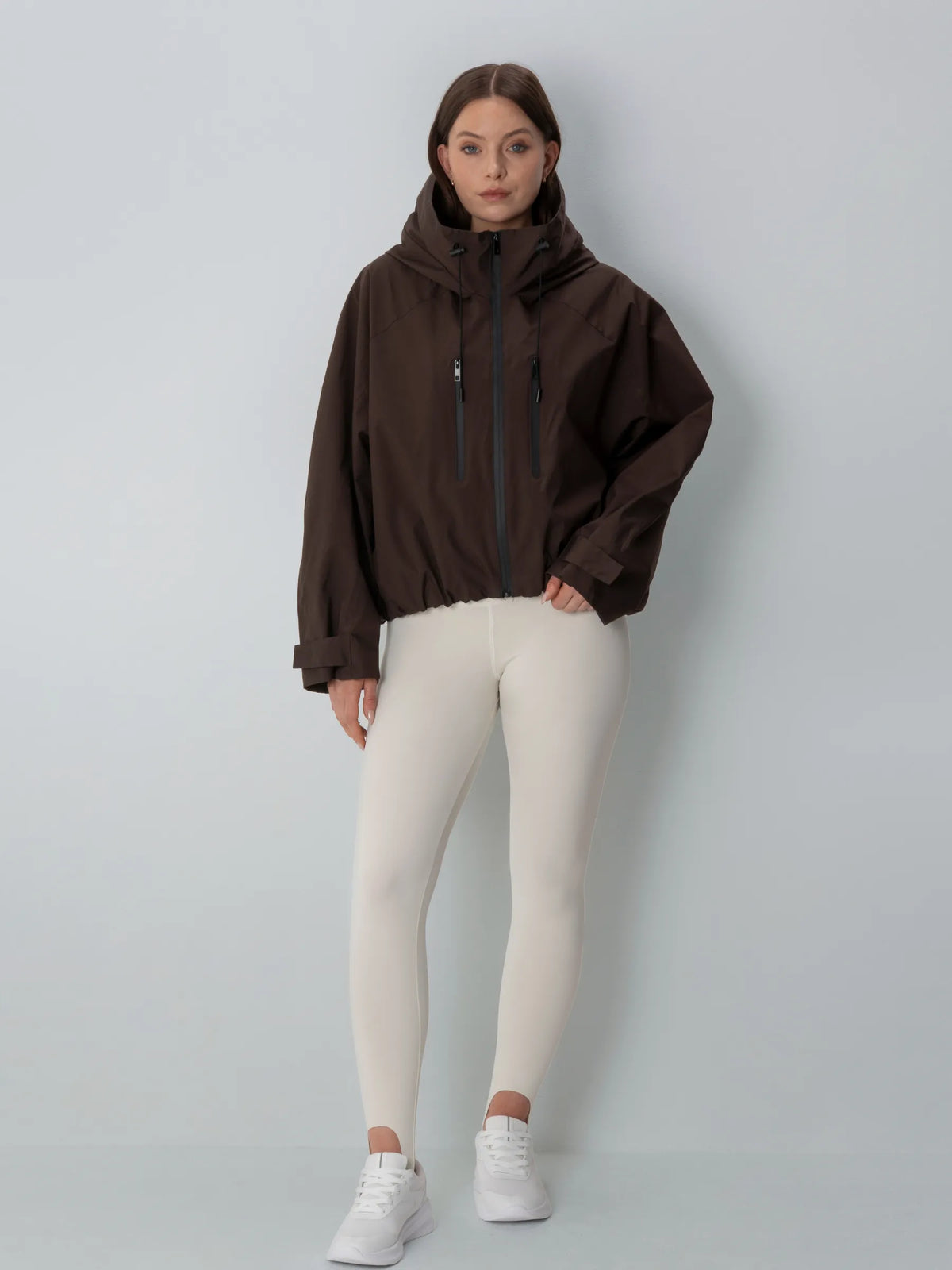 Chaqueta impermeable oversize y de talla única con tecnología STM-TEX™.