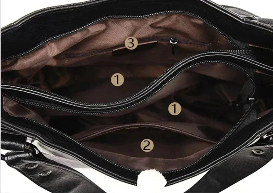 Bolso de piel/ Siena